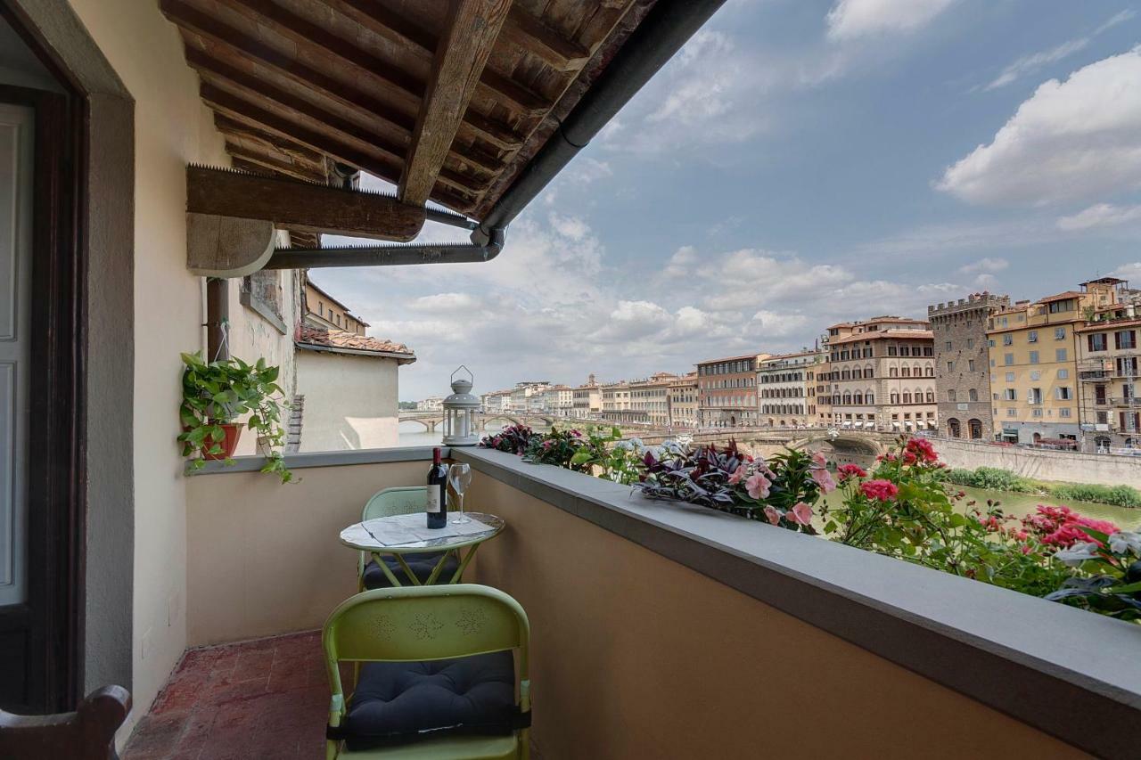 Historical Apartment Spectacular Arno View With Balcony From 12 Th Century. Флоренція Екстер'єр фото